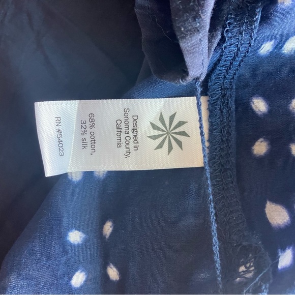 Athleta Blue Strapless Printed Maxi Dress size XS - Picture 7 of 8